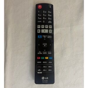 Genuine LG AKB72975301 Blue Ray BD Player Remote Control